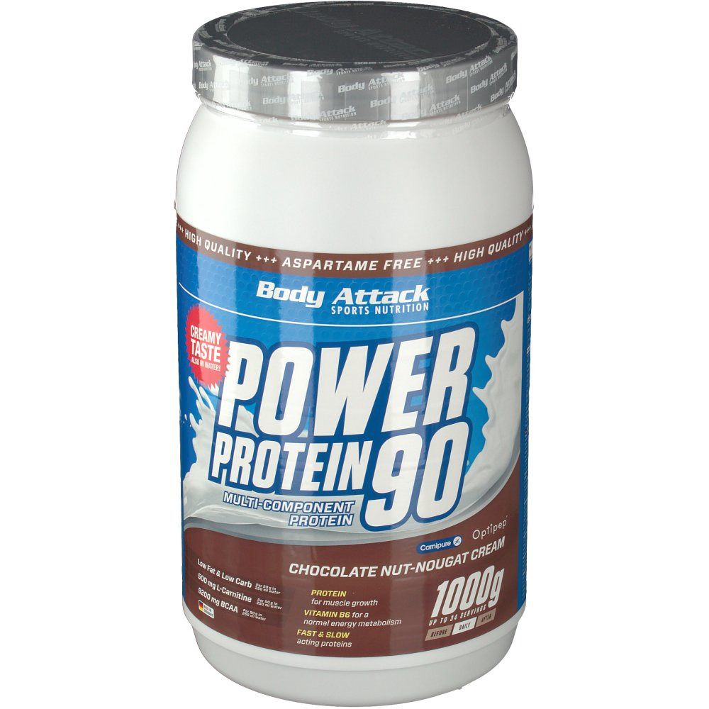 Body Attack Power Protein 90 Chocolate Nut-Nougat Cream