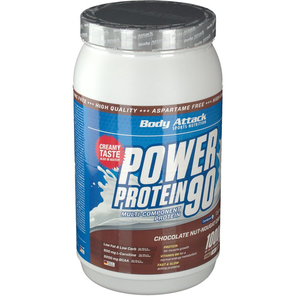 Body Attack Power Protein 90 Chocolate Nut-Nougat Cream