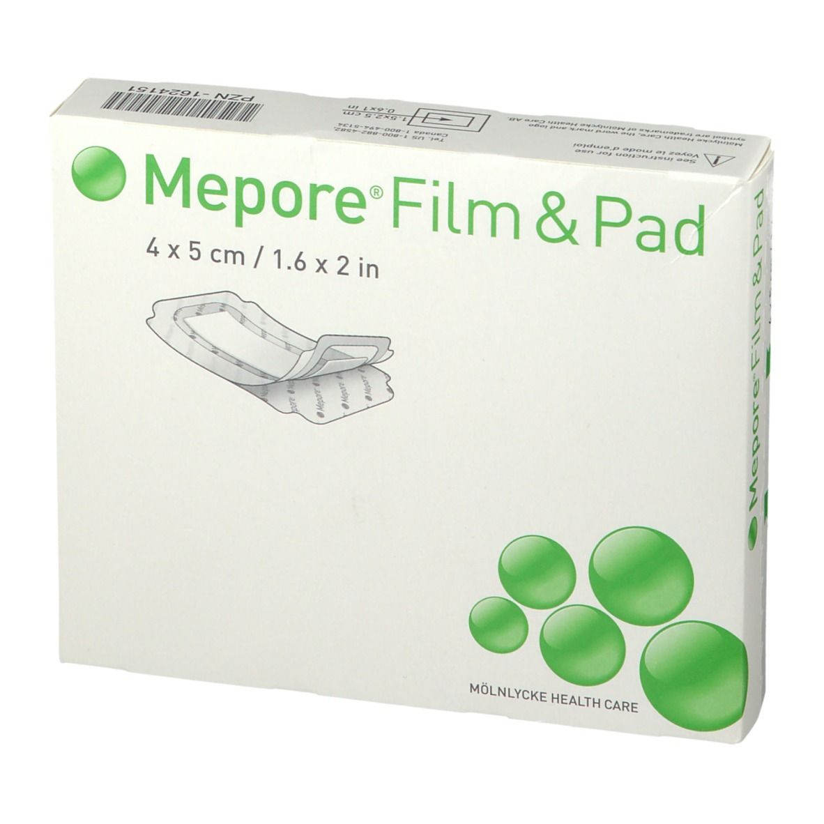 Mepore® Film Pad 4 x 5 cm