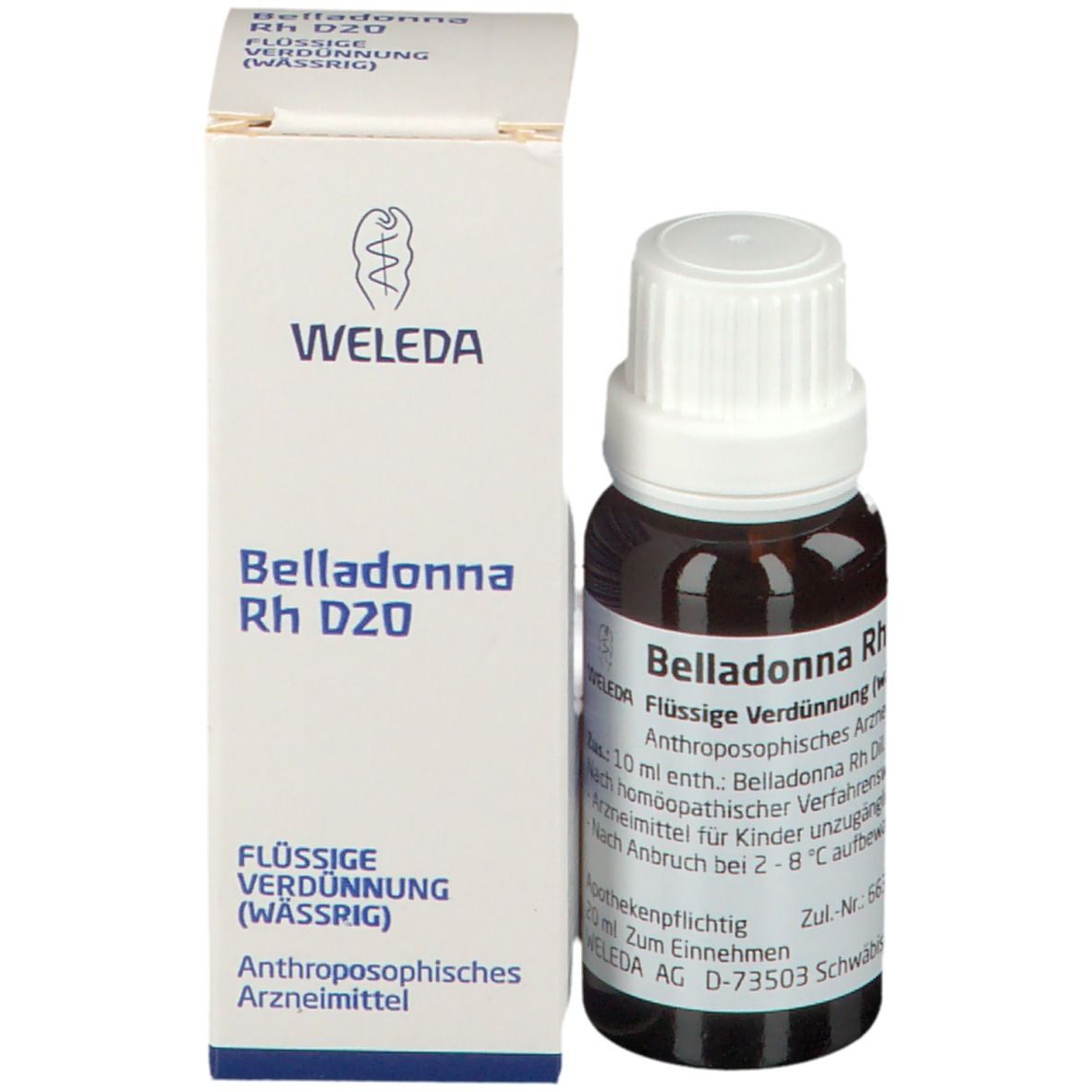 Weleda Belladonna Planta tota Rh D20 Dilution