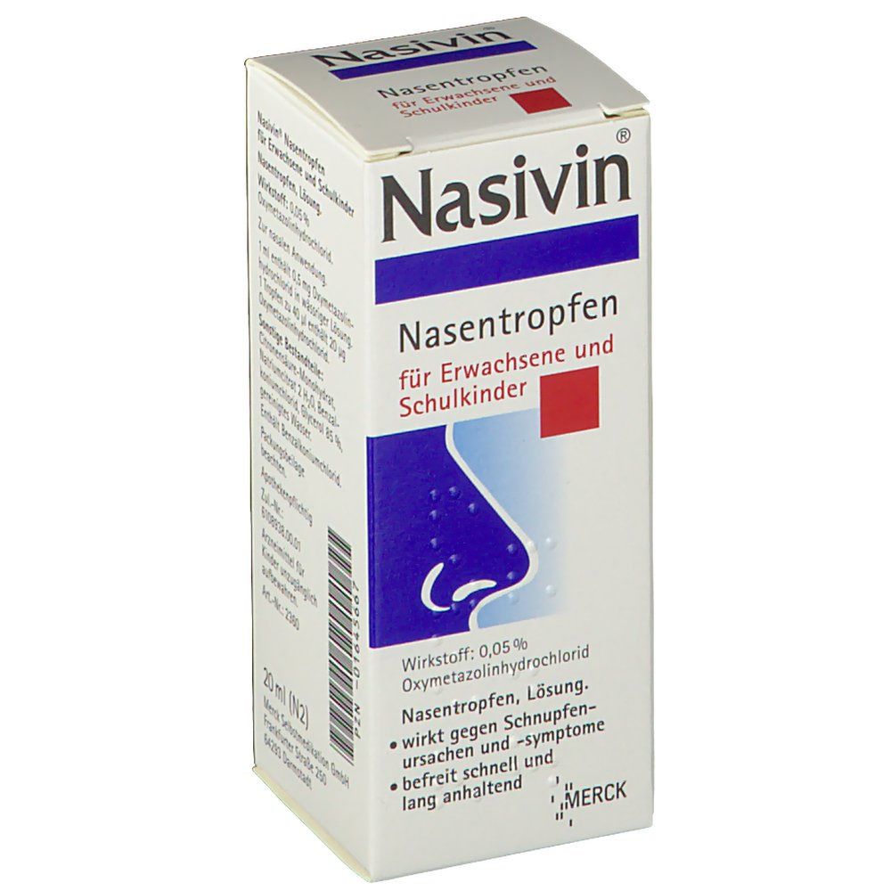 Nasivin® Nasentropfen für Erwachsene und Schulkinder