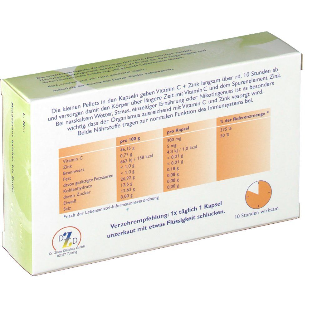 Vitamin C 300 + Zink Retardkapseln