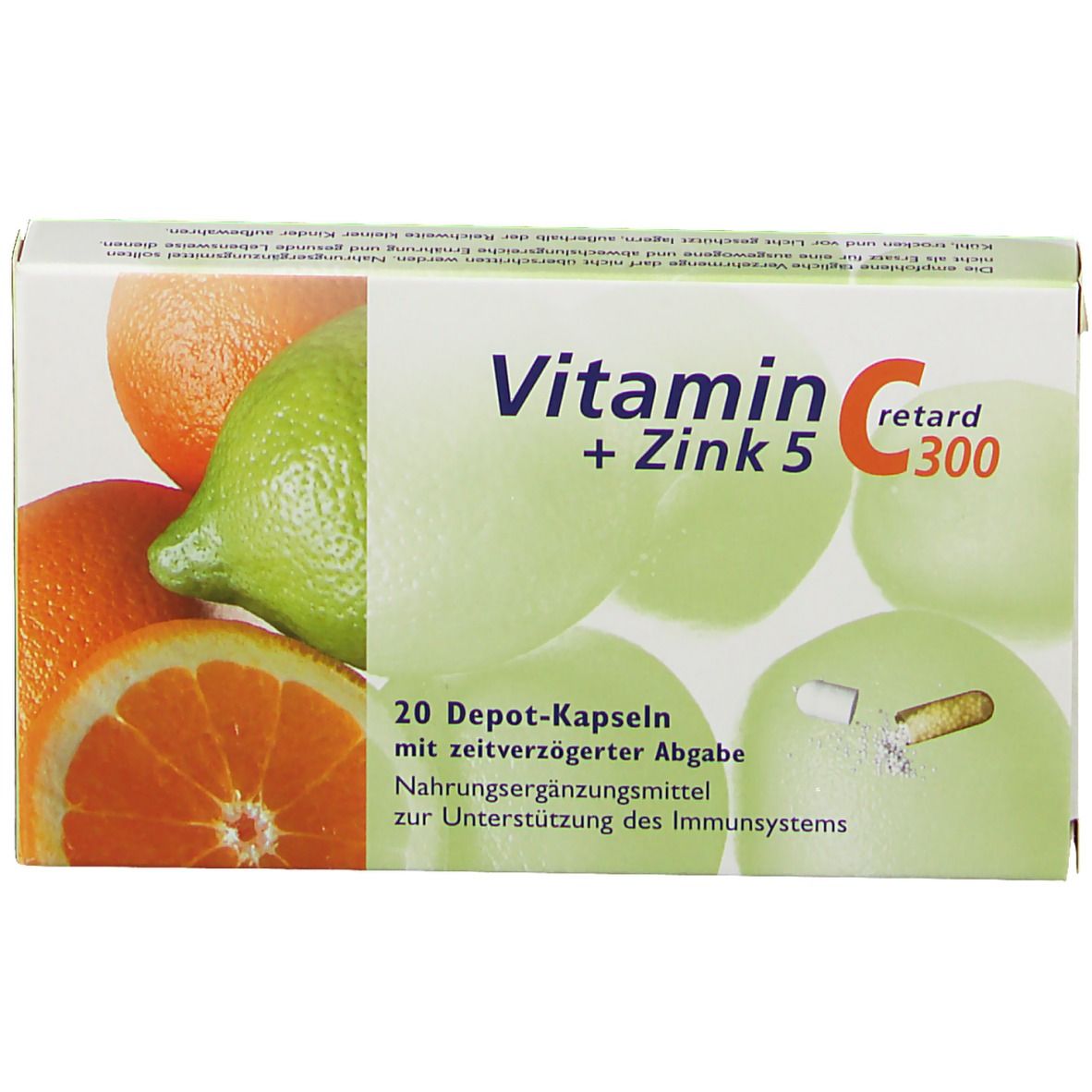 Vitamin C 300 + Zink Retardkapseln