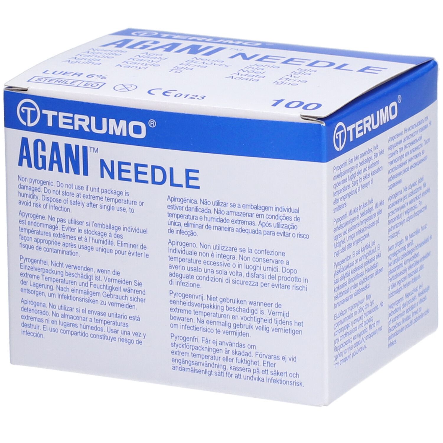 TERUMO® AGANI® Kanüle 23 g 32 mm blau