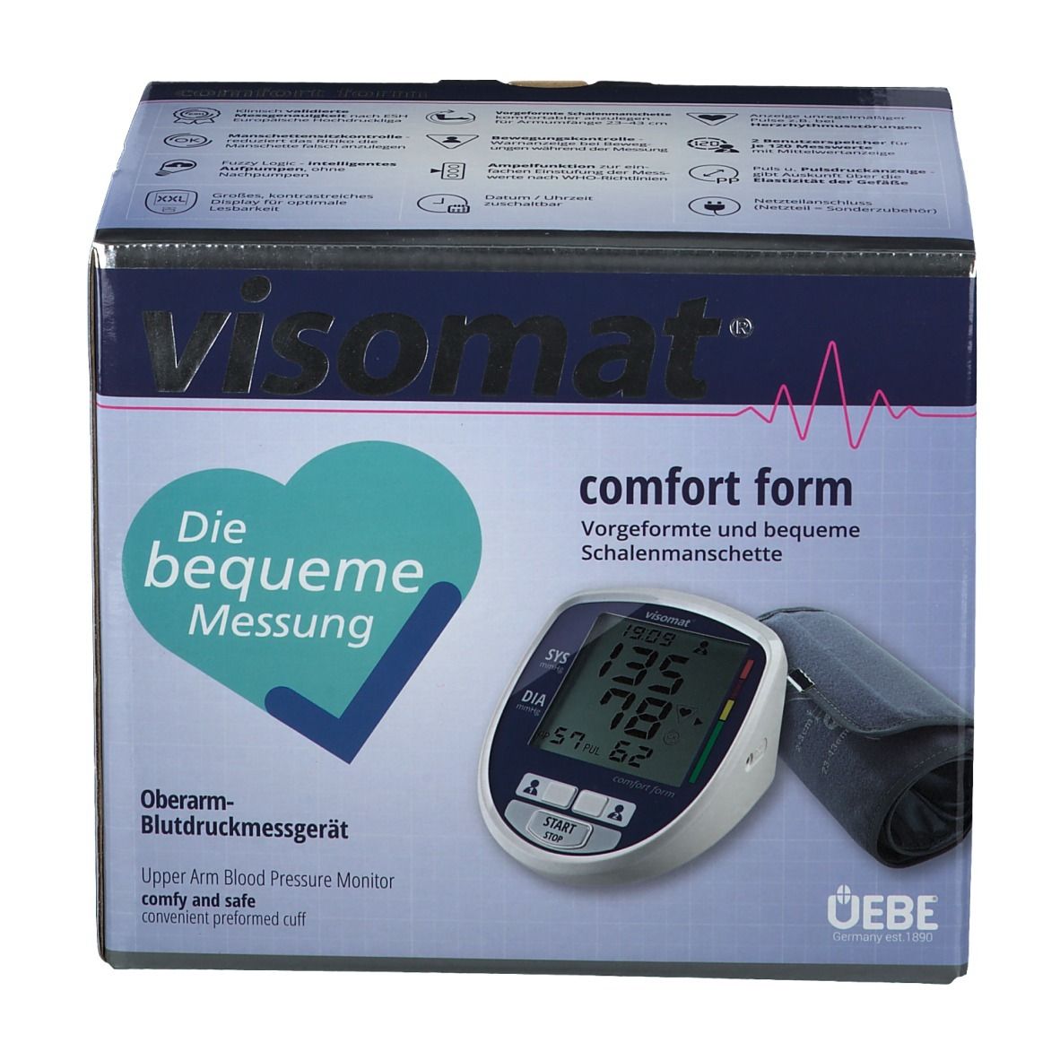 visomat® comfort form Oberarm Blutdruckmessgerät 1 St 