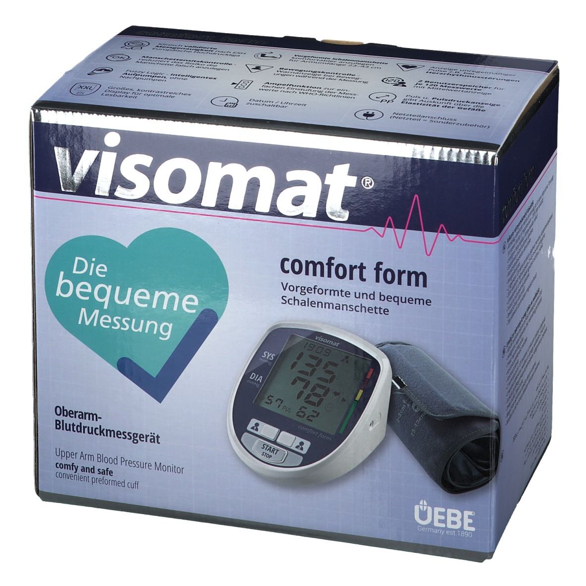 visomat® comfort form Oberarm Blutdruckmessgerät 1 St 