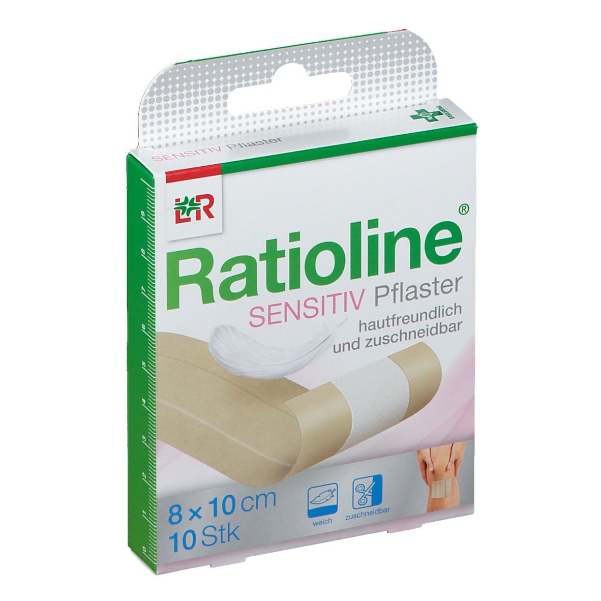 Ratioline® Sensitive Wundschnellverband 8 cm x 10 cm