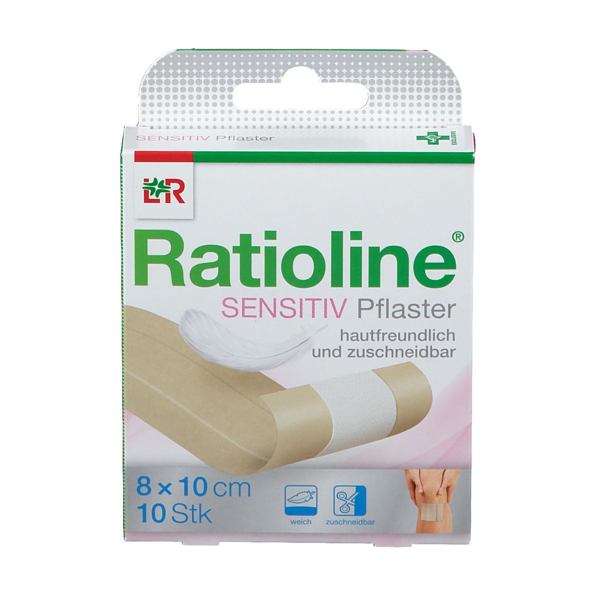 Ratioline® Sensitive Wundschnellverband 8 cm x 10 cm