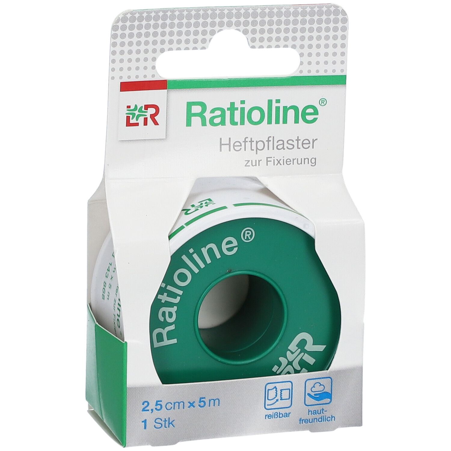 Ratioline® acute Heftpflaster 2,5 cm x 5 m