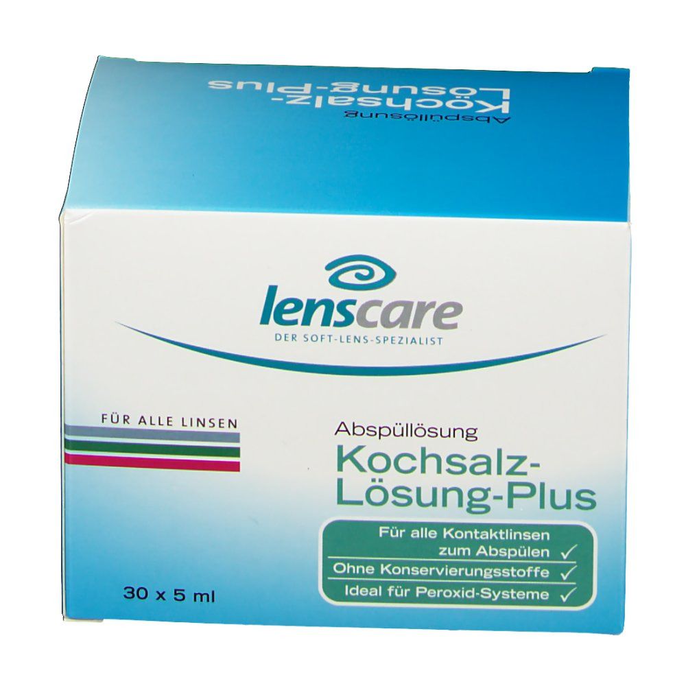 Lenscare Kochsalz-Lösung-Plus 30x5 ml - Shop Apotheke