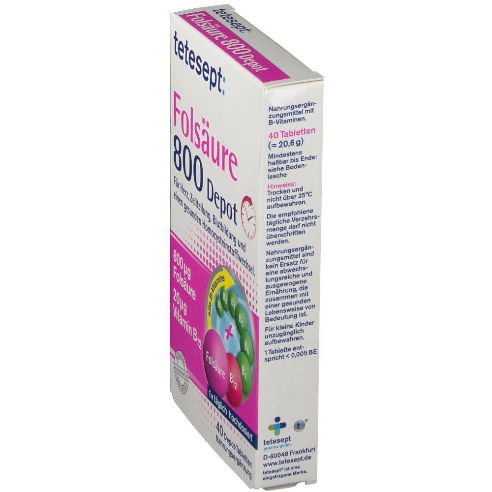 tetesept® Folsäure 800 Depot