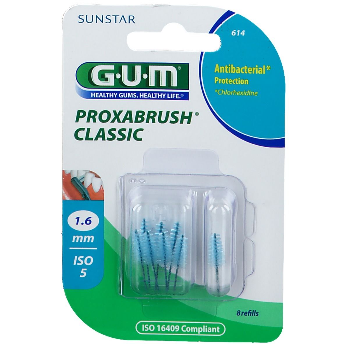 GUM® Proxabrush® Ersatzbürste Tanne 0,7 mm