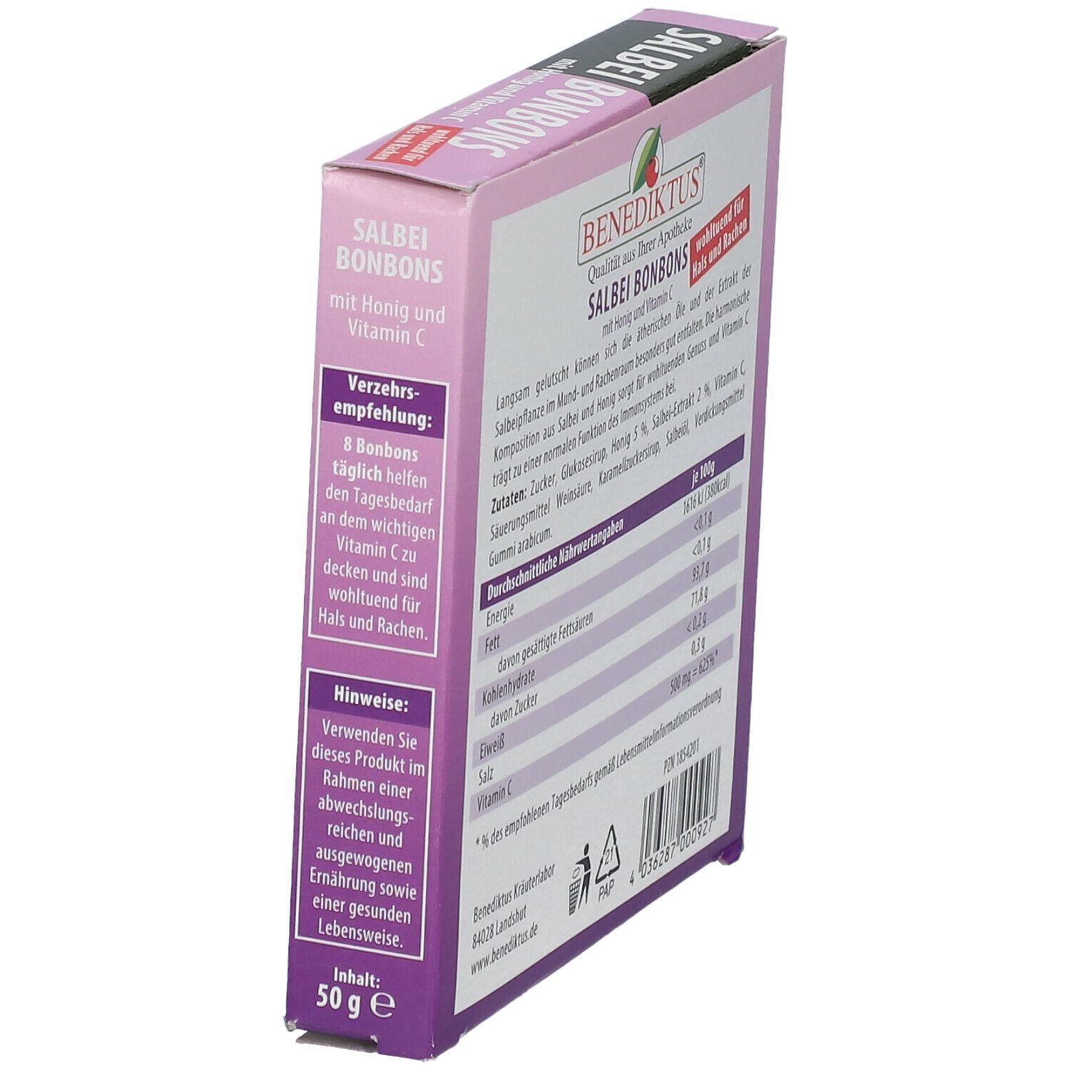 Salbei Bonbons Honig + Vitamin C