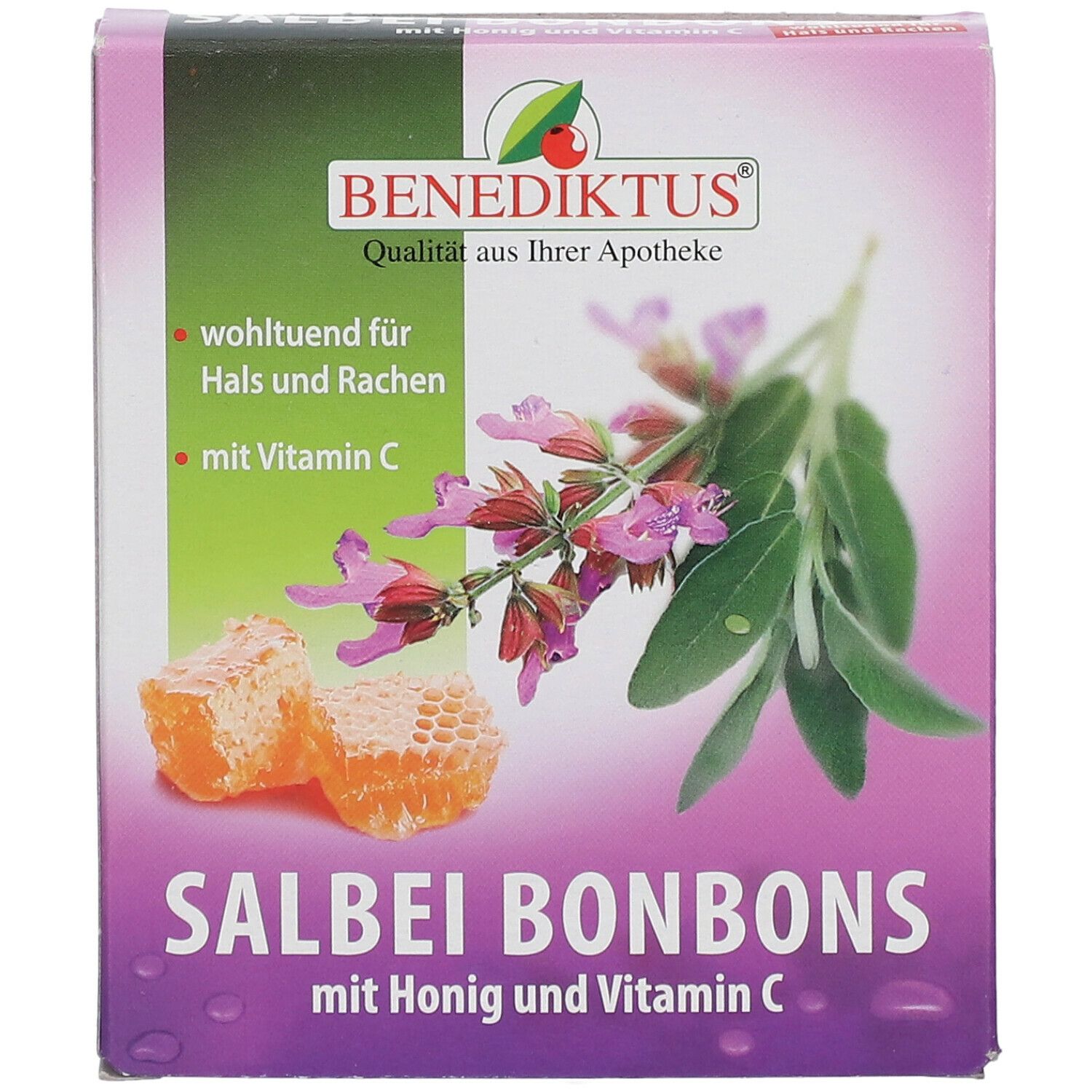 Salbei Bonbons Honig + Vitamin C