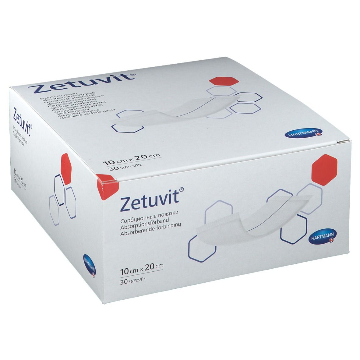 Zetuvit® Saugkompresse unsteril 10 x 20 cm