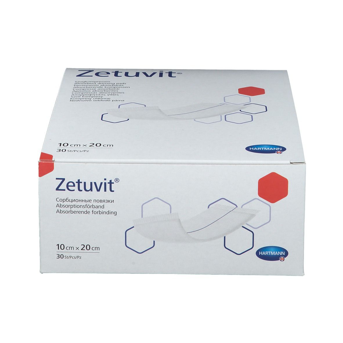 Zetuvit® Saugkompresse unsteril 10 x 20 cm
