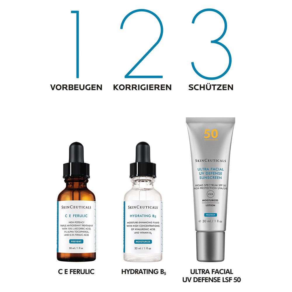 SkinCeuticals HYDRATING B5, antioxidatives Feuchtigkeitsserum mit Vitamin B5 und Hyaluronsäure