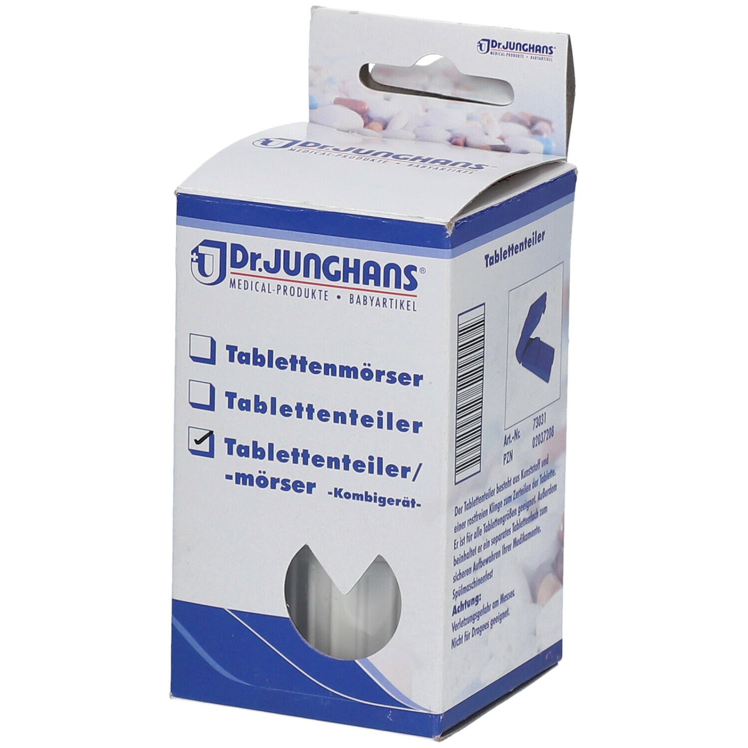 Dr. Junghans® Tablettenteiler/ -mörser Kombigerät