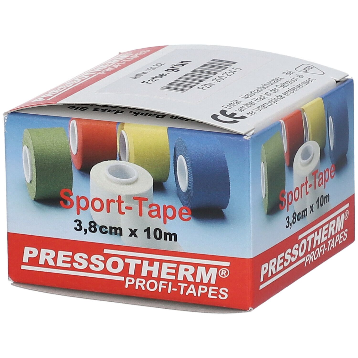 Pressotherm® Sport-Tape 3,8 cm x 10 m grün