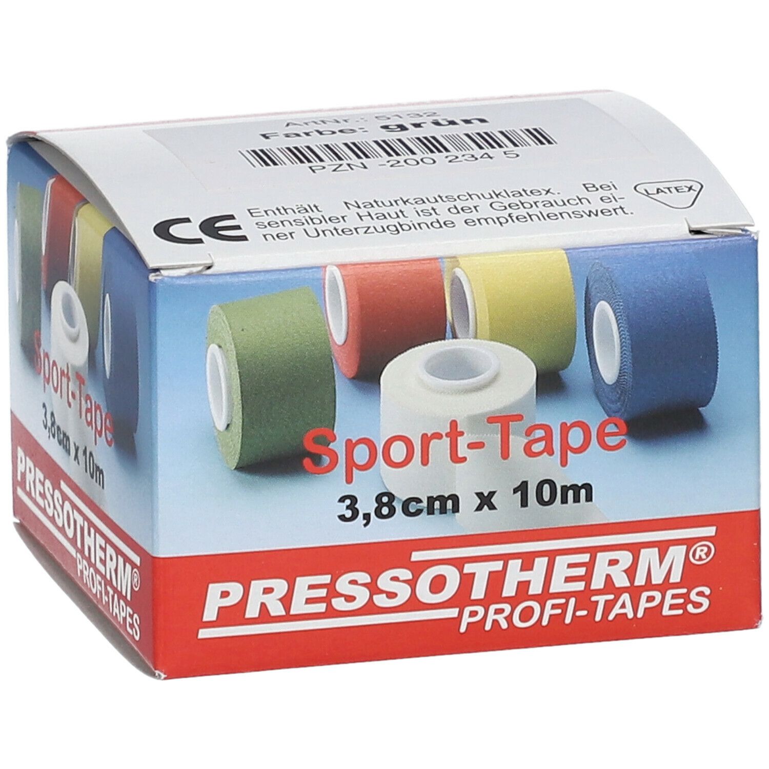 Pressotherm® Sport-Tape 3,8 cm x 10 m grün