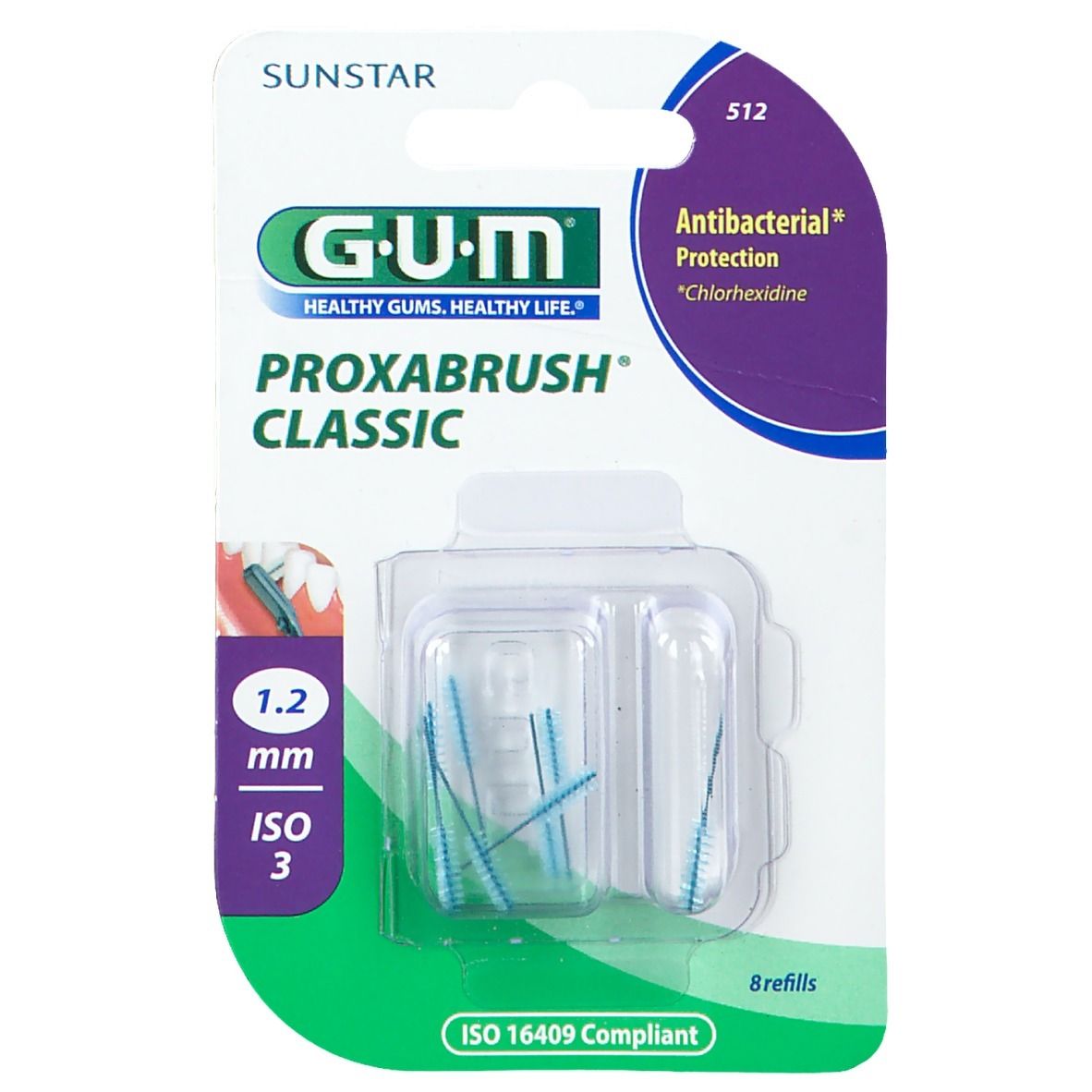 GUM® Proxabrush® Ersatzbürsten 1,2 mm