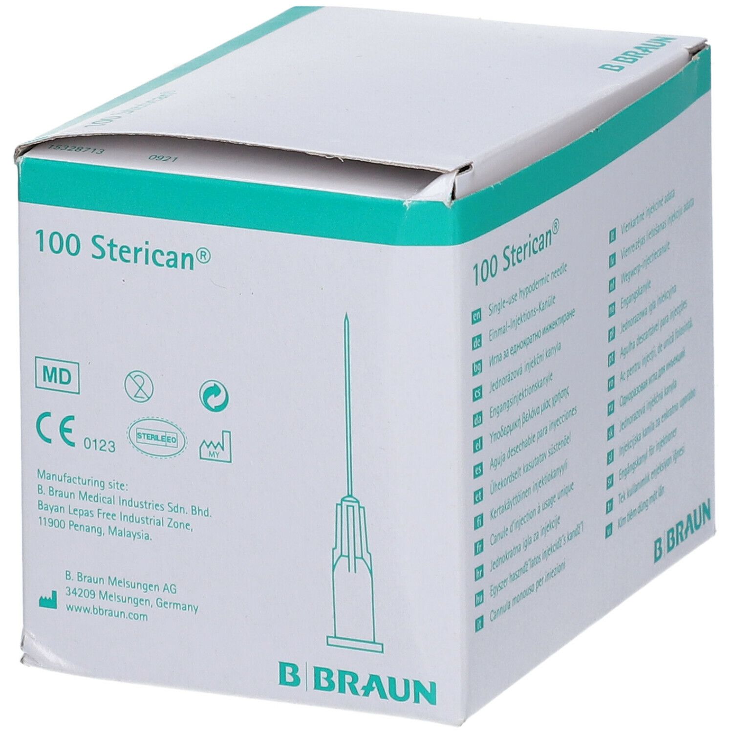 Sterican® Standardkanüle Gr. 12 G22 x 1 1/4 Zoll 0,70 x 30 mm schwarz
