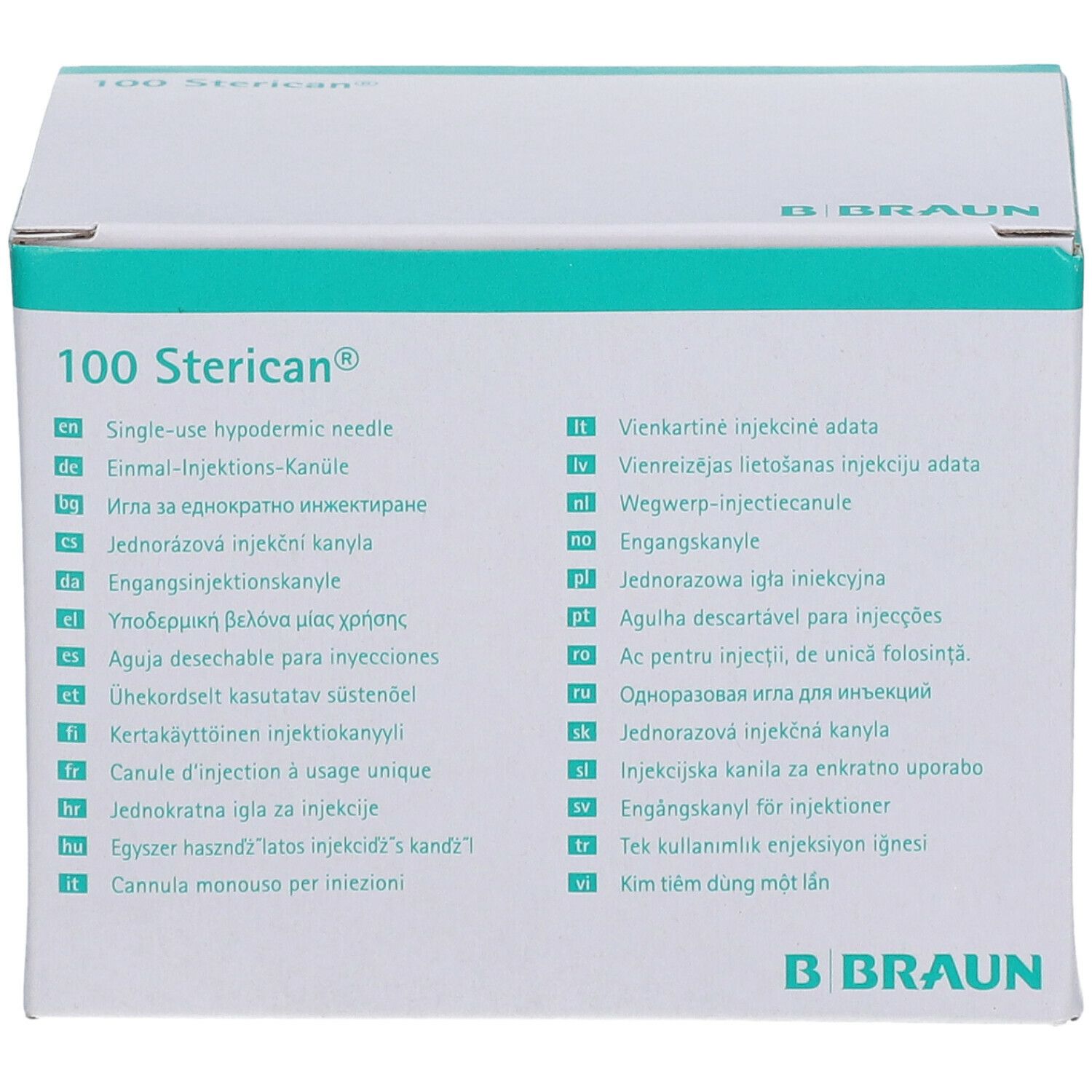 Sterican® Standardkanüle Gr. 18 G26 x 1 Zoll 0,45 x 25 mm braun