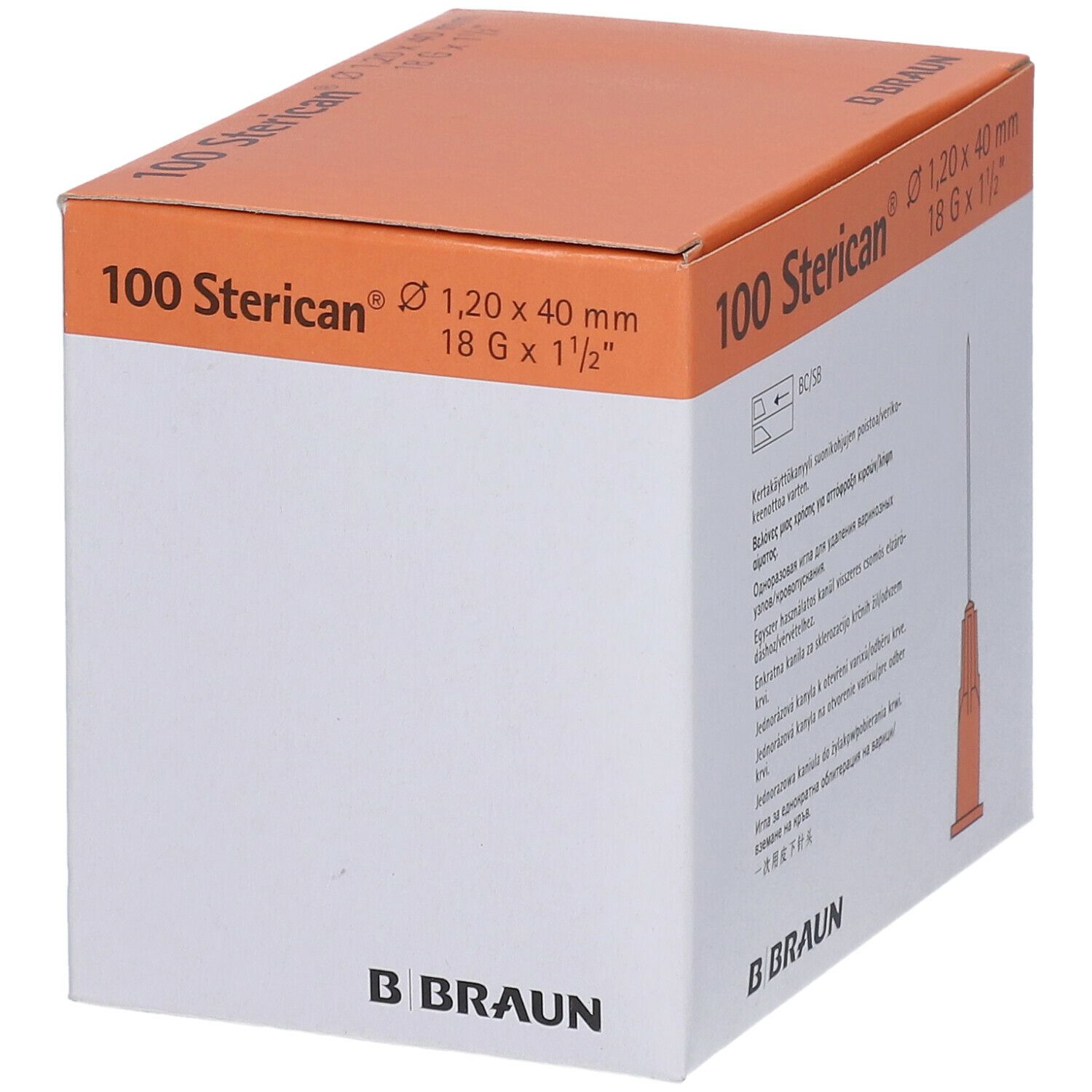 Sterican® zur Varizenverödung G18 x 1 1/2 Zoll 1,2 x 40 mm rosa