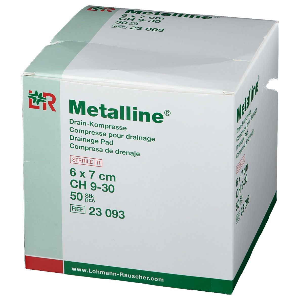 Metalline® Drain-Kompresse 6 cm x 7 cm steril