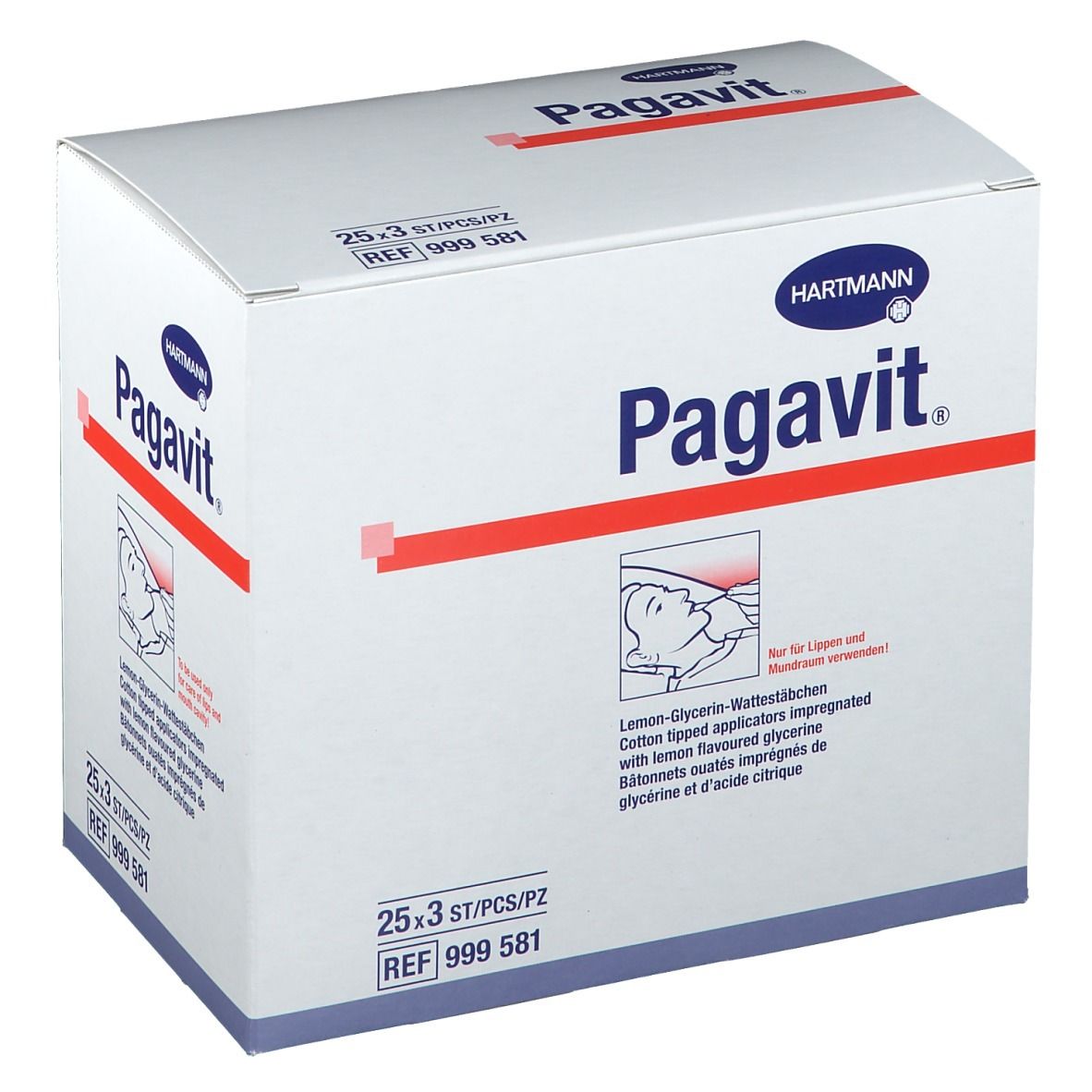 Pagavit® Lemon Glycerin Wattestäbchen