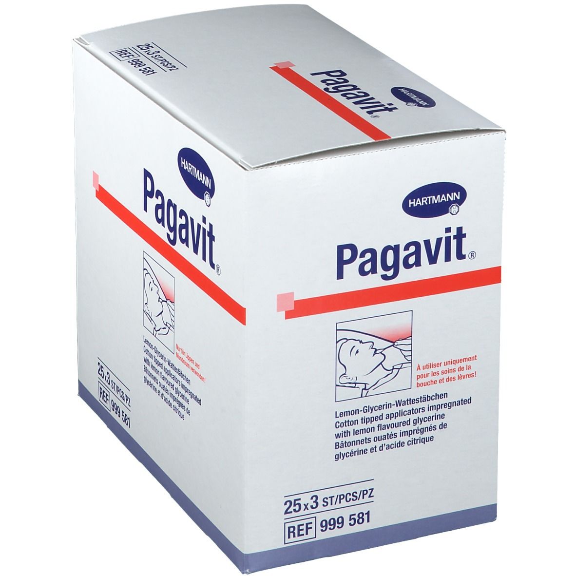 Pagavit® Lemon Glycerin Wattestäbchen