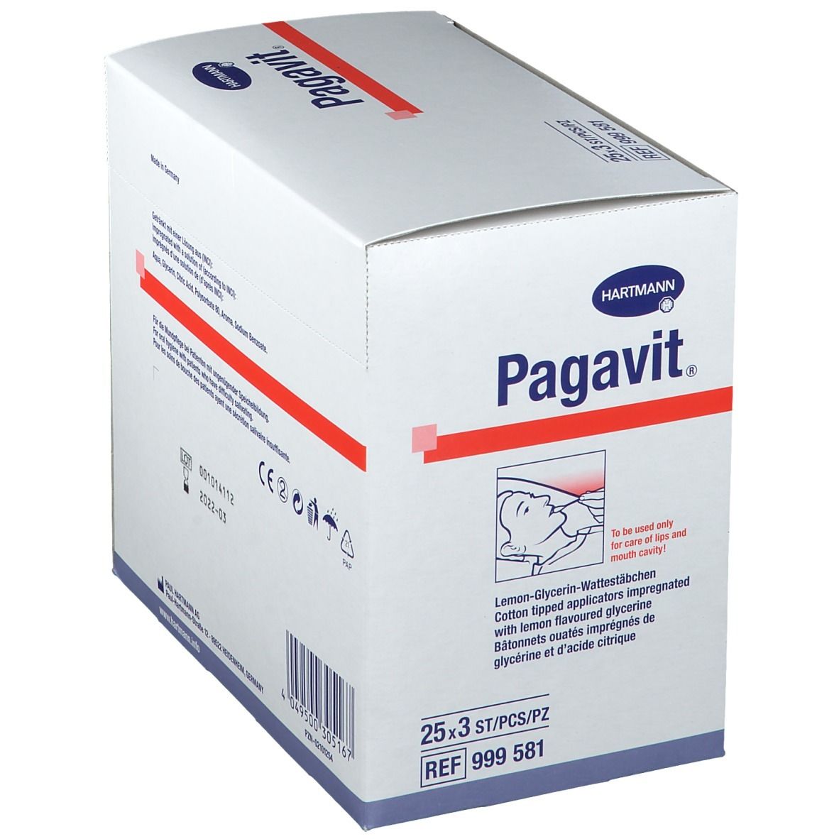 Pagavit® Lemon Glycerin Wattestäbchen