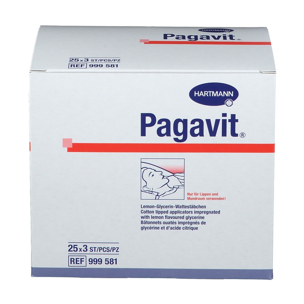 Pagavit® Lemon Glycerin Wattestäbchen
