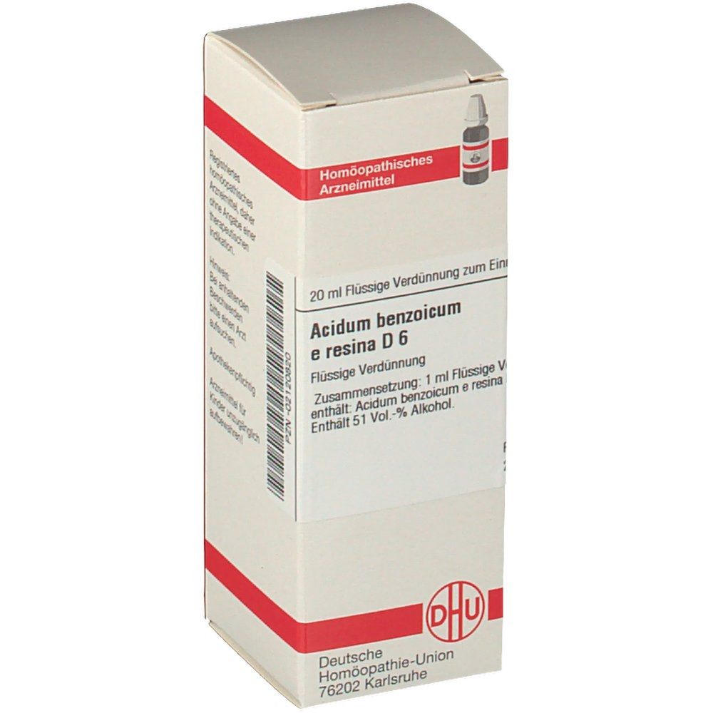 DHU Acidum Benzoicum e Resina D6