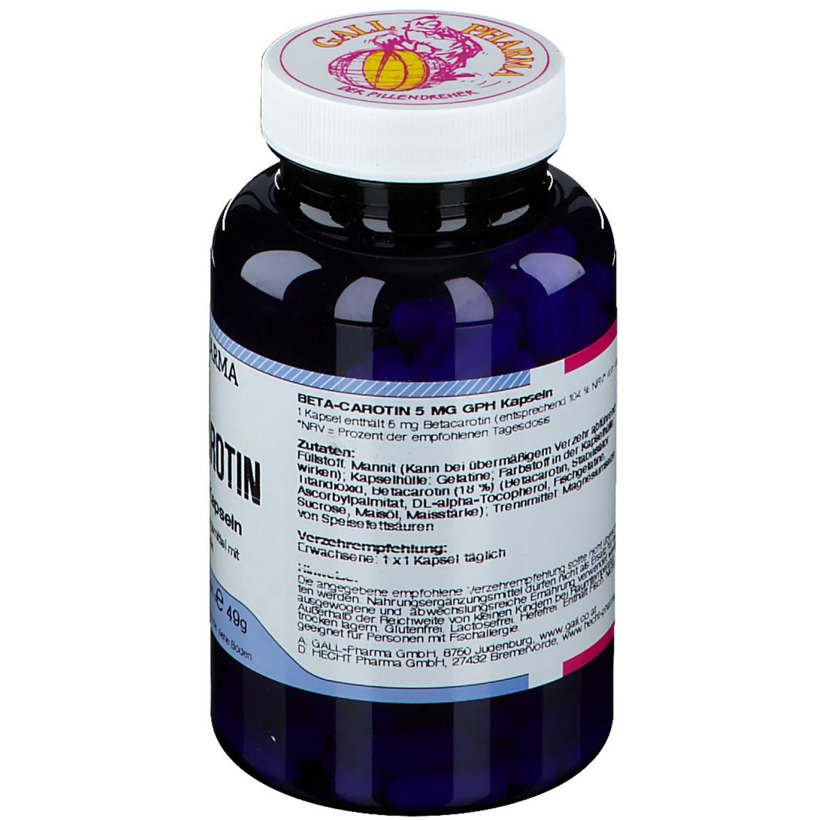 GALL PHARMA Beta-Carotin 5 mg GPH Kapseln
