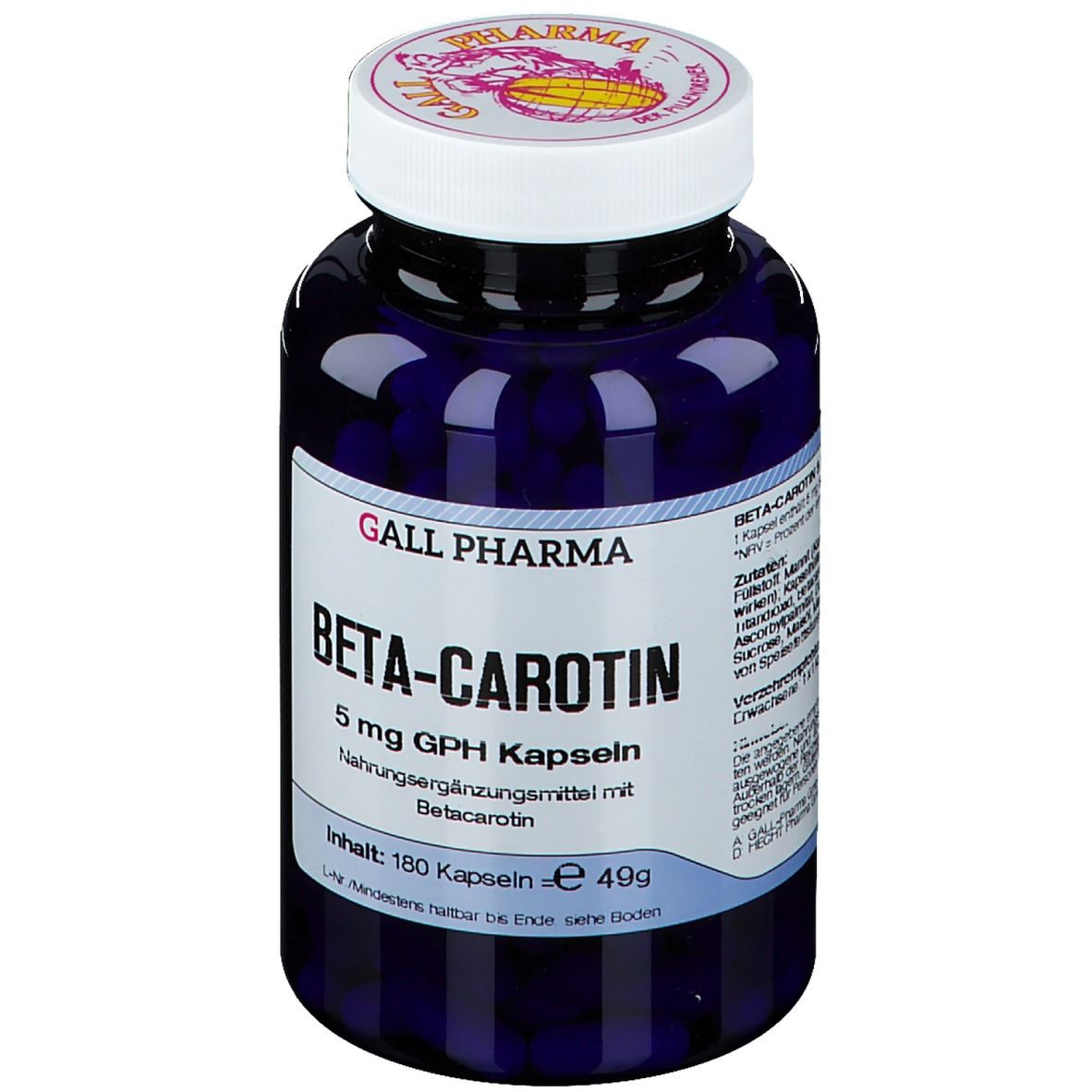 GALL PHARMA Beta-Carotin 5 mg GPH Kapseln