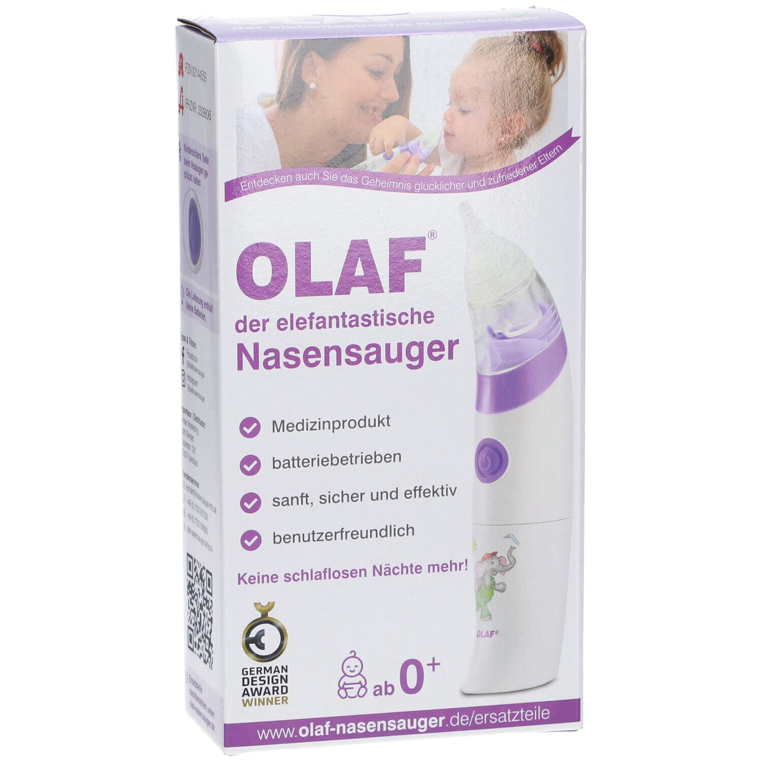 OLAF® der elefantastische Nasensauger. Babynasensauger