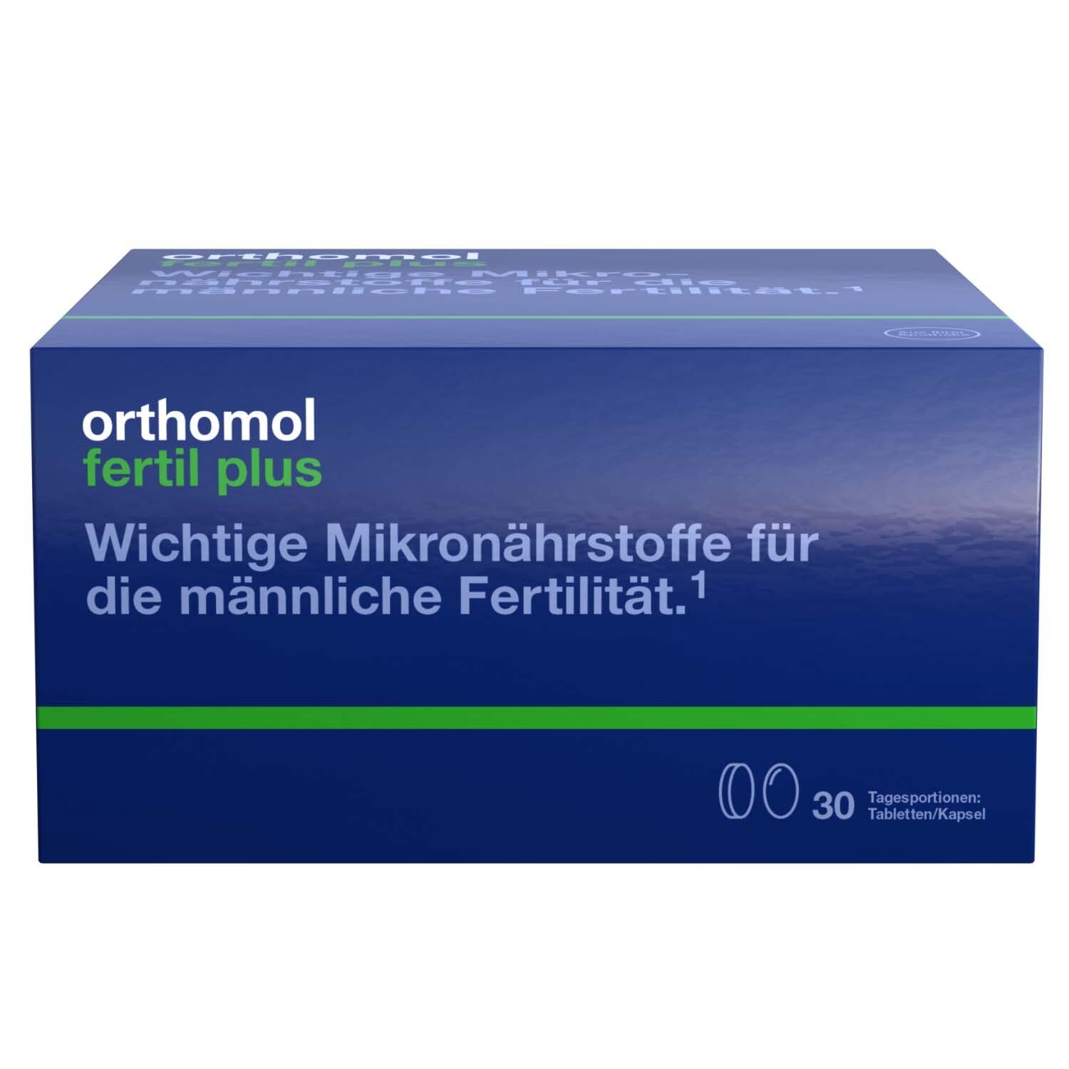 Orthomol Fertil plus Tabletten/Kapseln – Mikronährstoffe bei Kinderwunsch für den Mann
