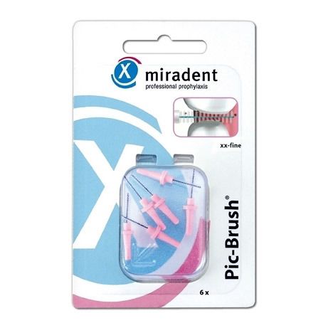 miradent Pic-Brush® Ersatz-Interdentalbürsten pink xx-fine 1,6 mm
