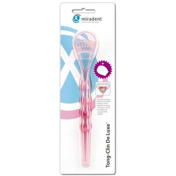 miradent Tong-Clin De Luxe® pink transparent