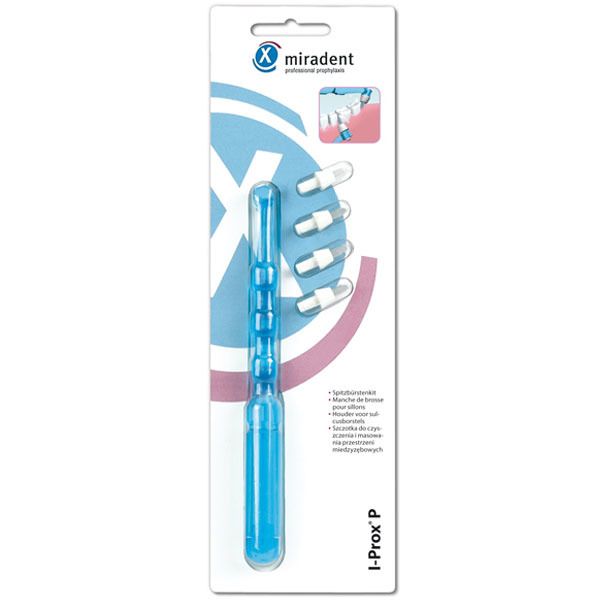 miradent I-Prox® P Sulcusbürsten-Kit blau transparent
