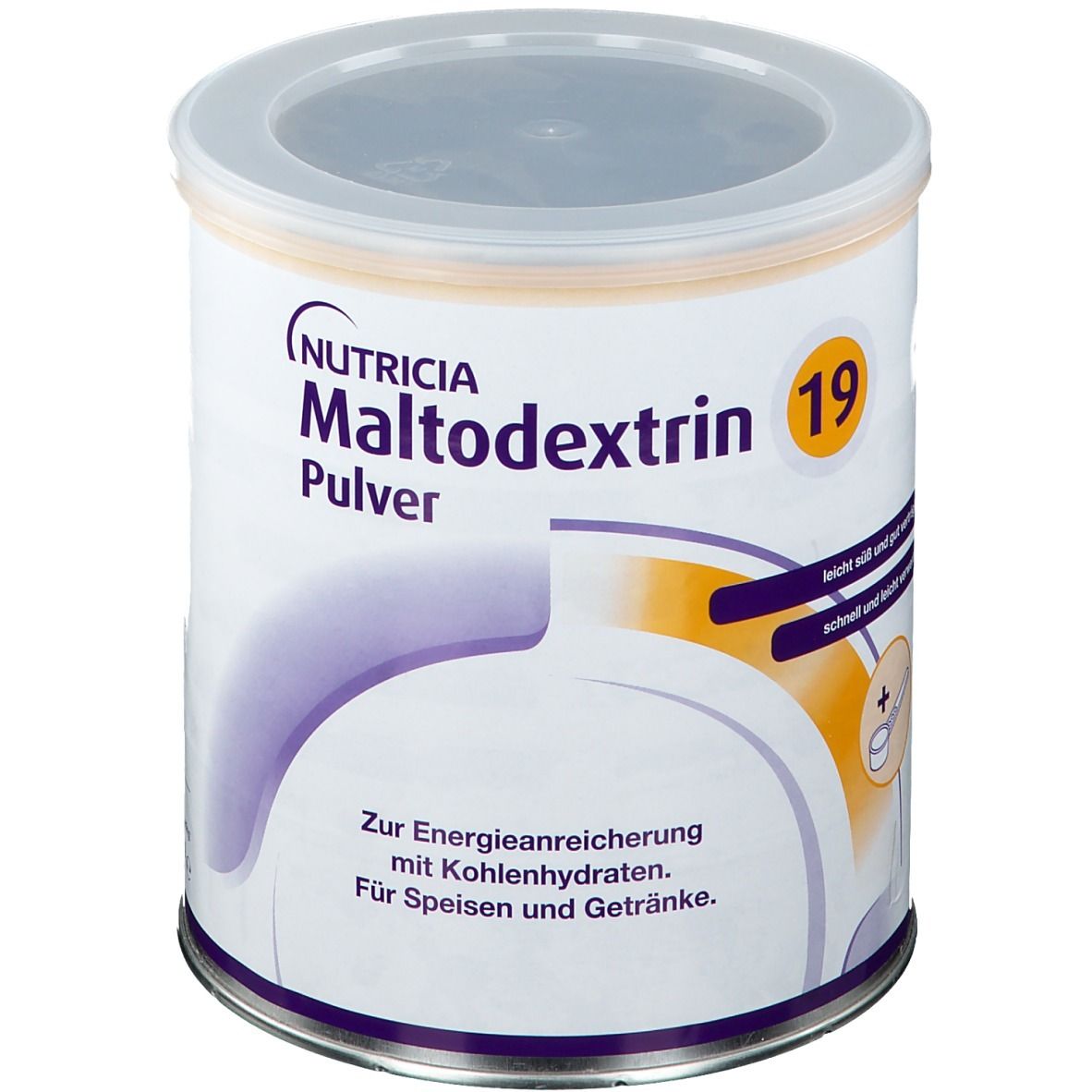 Maltodextrin 19 Pulver zur Energieanreicherung; leicht süßlich