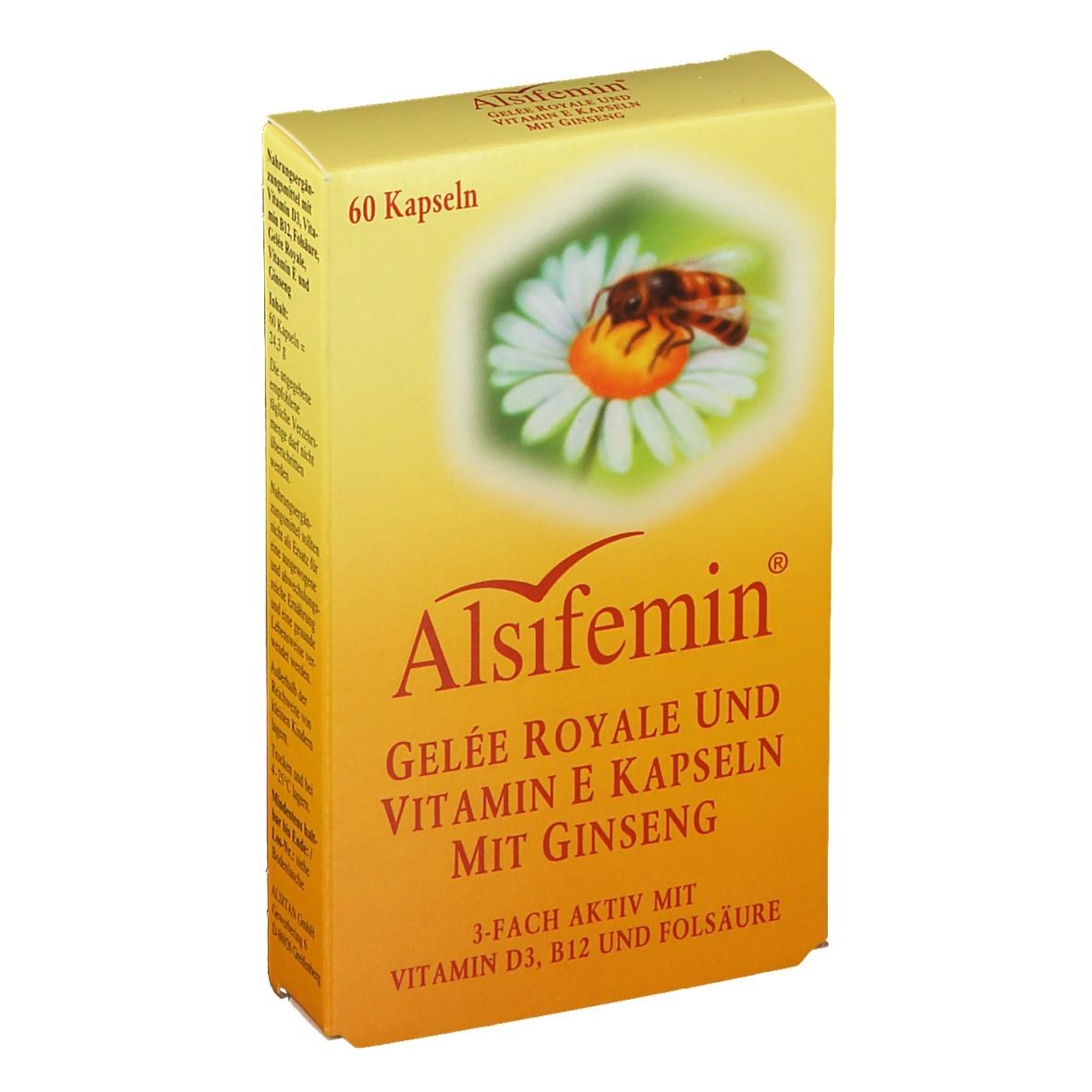 Alsifemin® Gelée Royale und Vitamin E Kapseln mit Ginseng