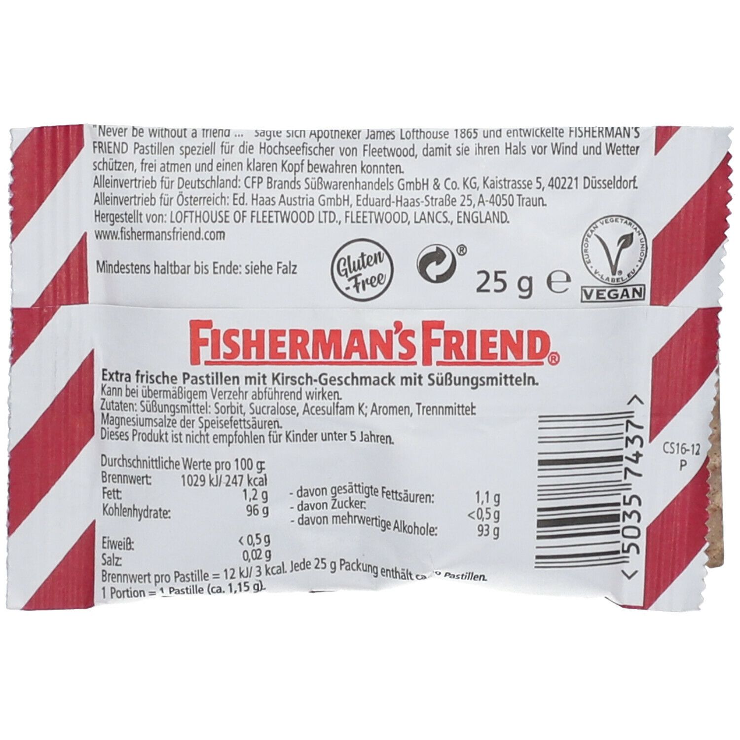 FISHERMAN’S FRIEND® Cherry ohne Zucker