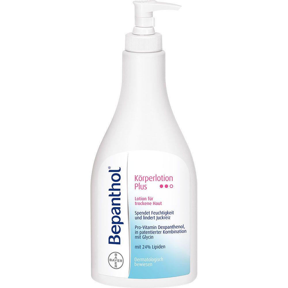 Bepanthol® Körperlotion Plus für trockene Haut im Pumpspender