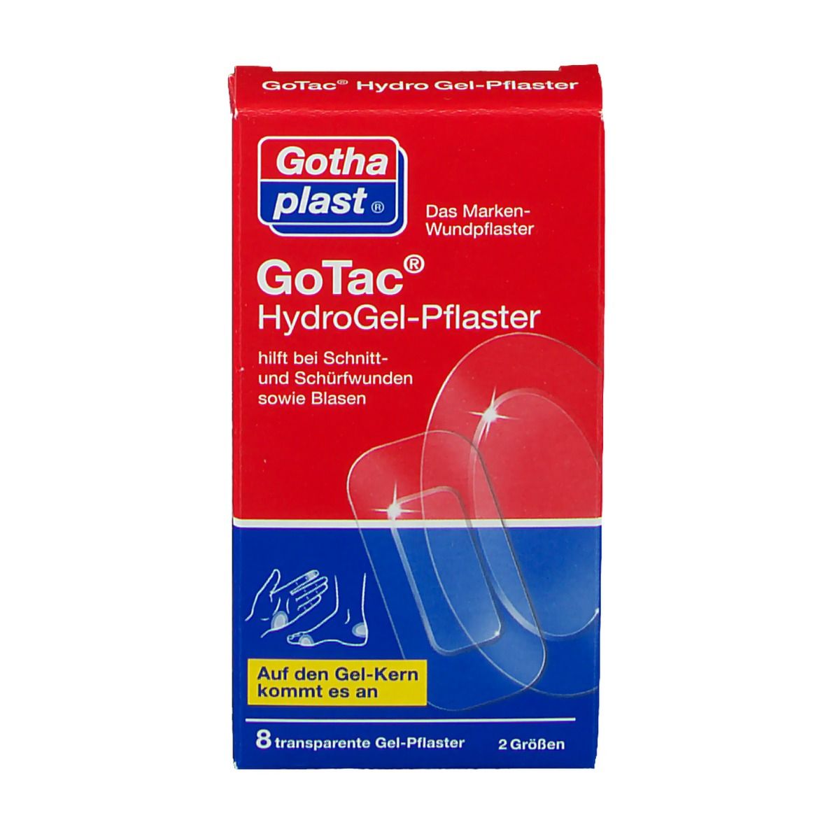 GoTac® HydroGel-Pflaster 2 Größen