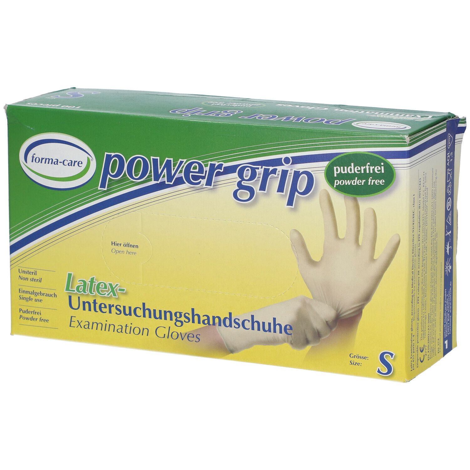 forma-care Latexhandschuh Power Grip Gr. S