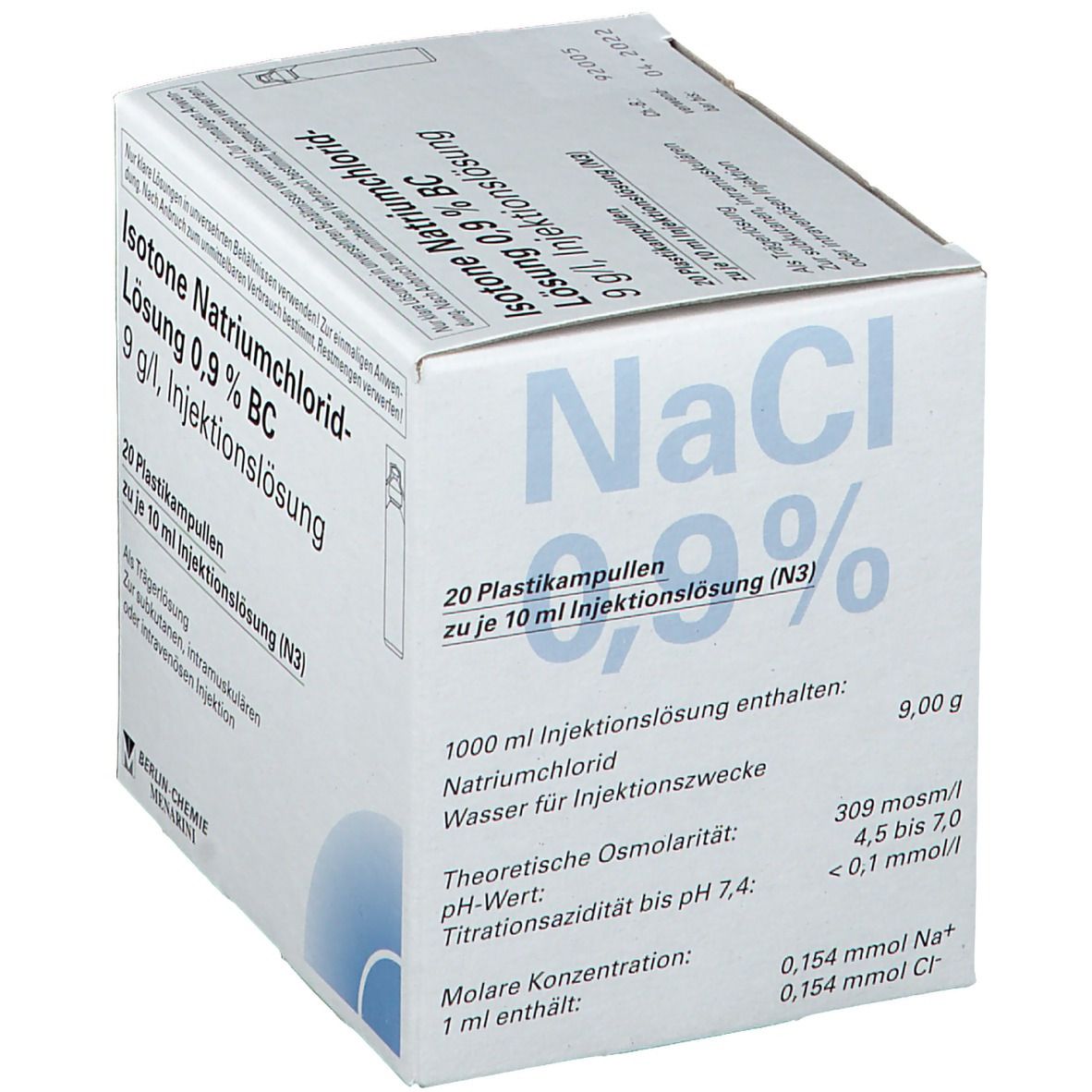 Isotone Natriumchlorid-Lösung 0,9% Berlin-Chemie