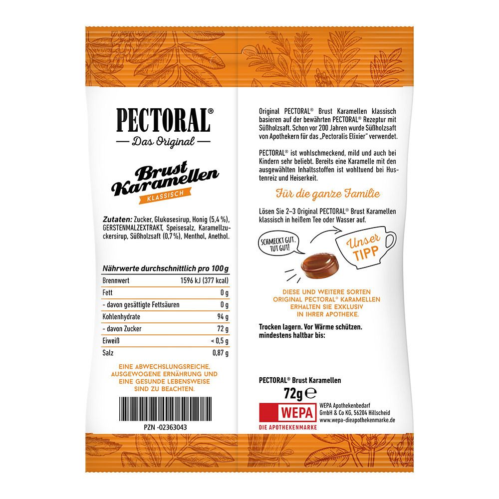 Original PECTORAL® Brust-Karamellen