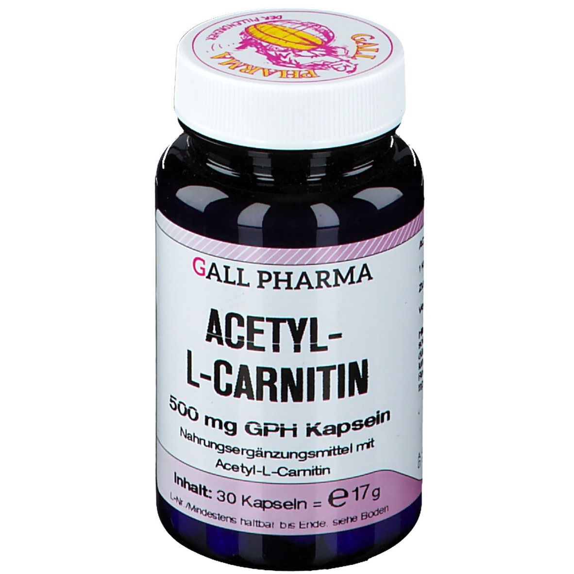 GALL PHARMA Acetyl-L-Carnitin 500 mg GPH Kapseln